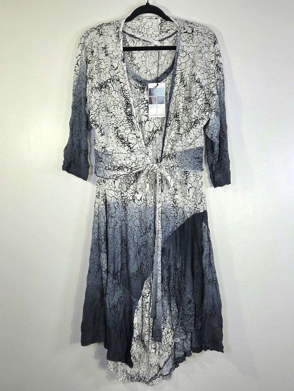 NWT LAUREN VIDAL LAGENLOOK OMBRE BOHO DRESS SET.